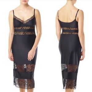 Commando black lace slip
